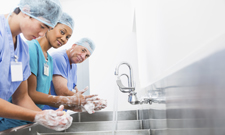 Surgeons Washing Hands