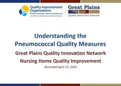 Understanding the Pneumococcal Quality Measures