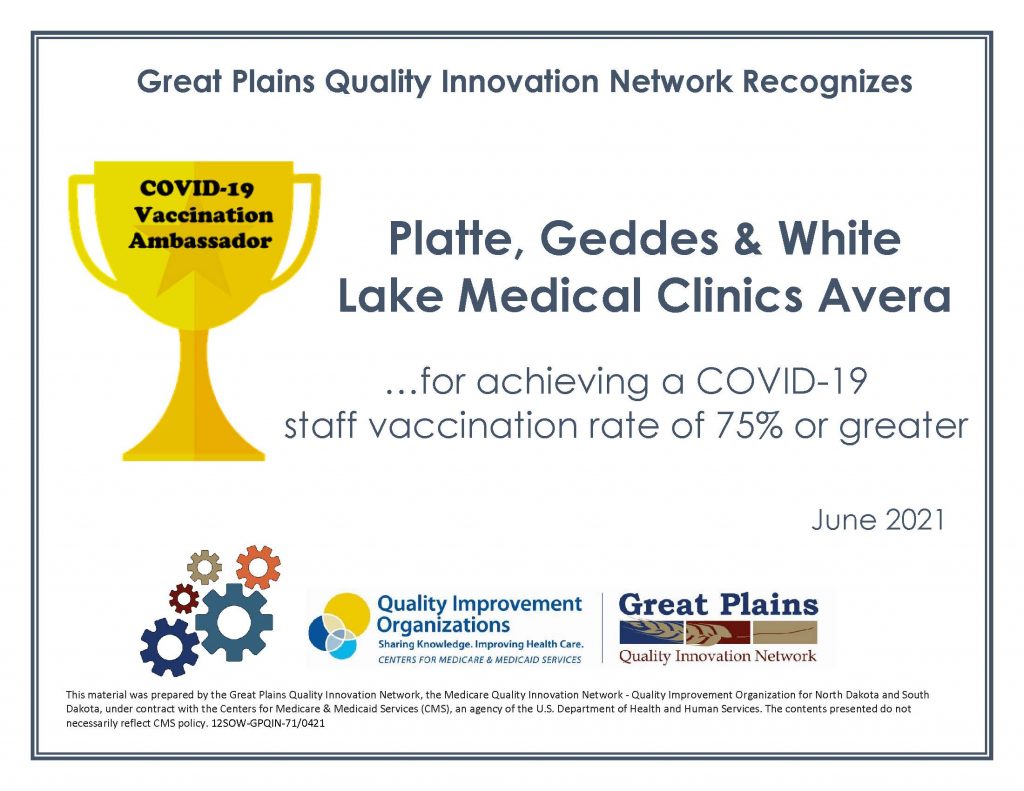 Platte, Geddes & White Lake Medical Clinics Avera