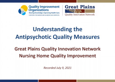 Understanding the Antipsychotic Quality Measures
