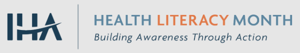 Health Literacy Month Logo