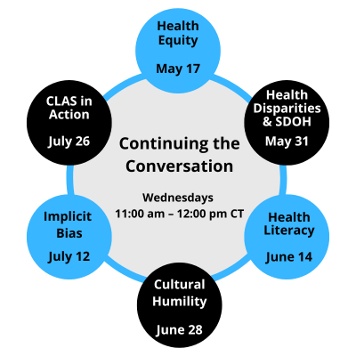 health equity event line up graphic