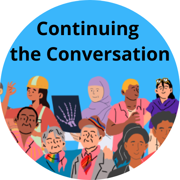 Continuing the Conversation Image for Health Equity Series