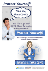 Think Flu, Think COVID poster image