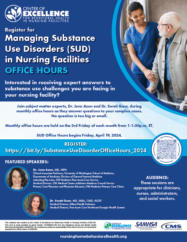 Managing Substance Use Disorders (SUD) in Nursing Facilities